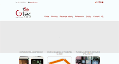 Desktop Screenshot of g-tec.sk